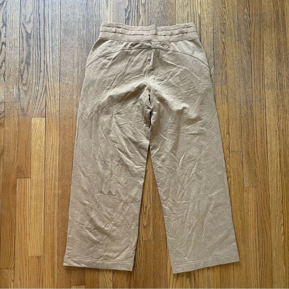 Athleta Balance Wide Leg Sweat pant Golden Yellow 631950 Large NWOT - Picture 8 of 9